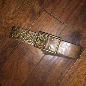 Steve Madden 90s leather studded belt
